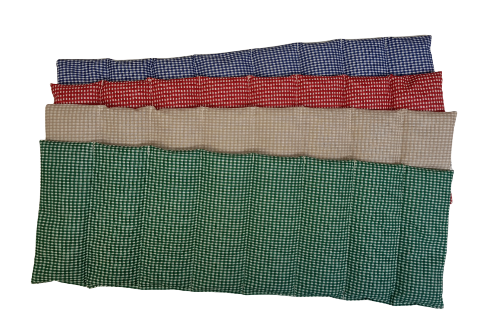 8-Kammer Dinkelkissen "Vichy", 20 x 60 cm