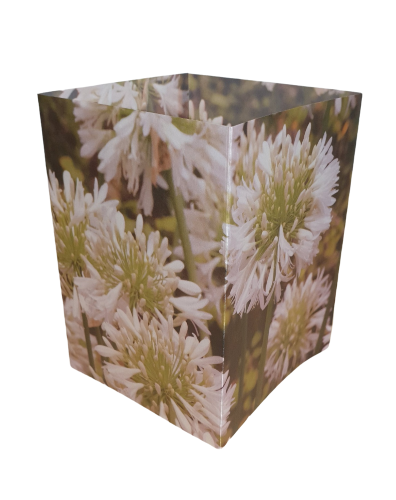 Lichterkarte "Lilien weiss“