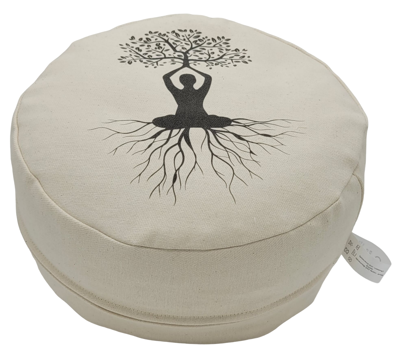 Luxus Yogakissen "Yoga-Baum sitzend" seitlich