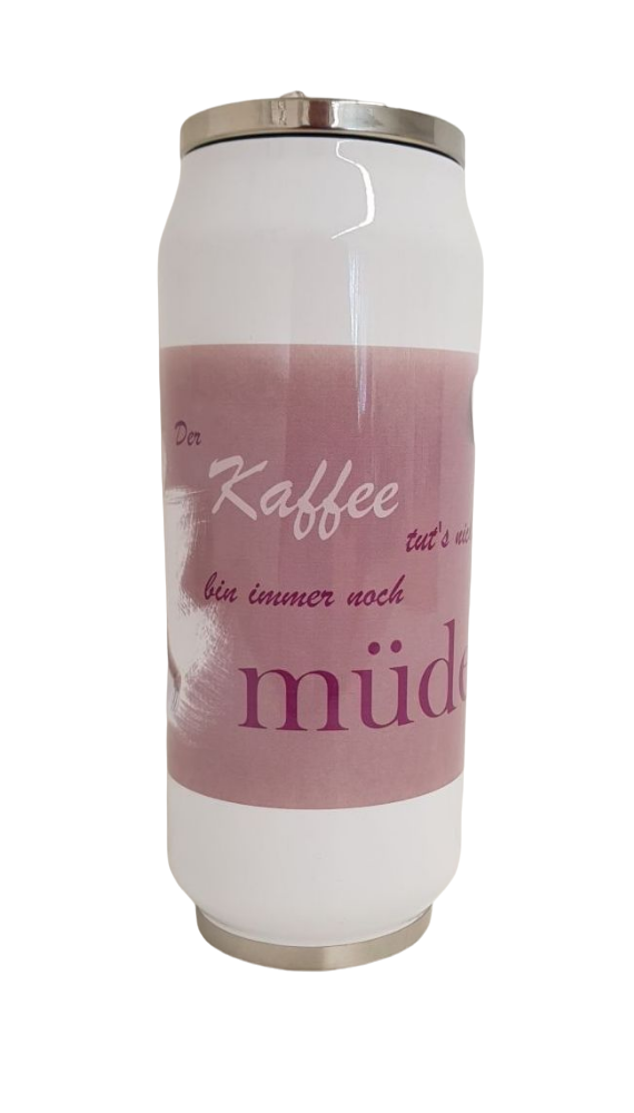 Edelstahl-Thermodose / Thermobecher "Kaffee"
