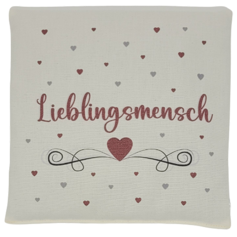 Rapssamenkissen "Lieblingsmensch"