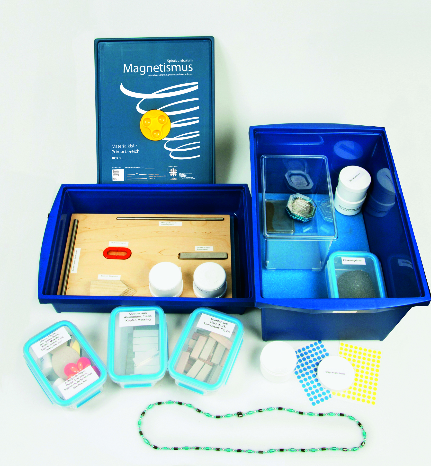 Materialkisten Magnetismus Primar,  Box 1 und 1a