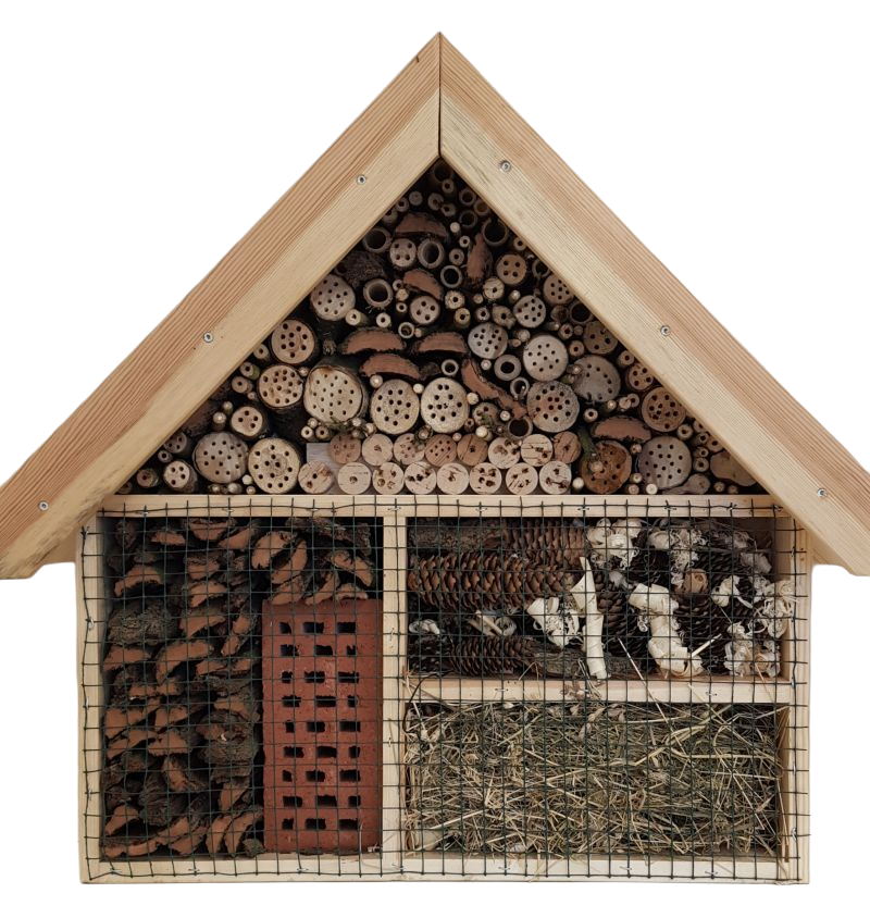 Großes Insektenhotel, Vorderansicht