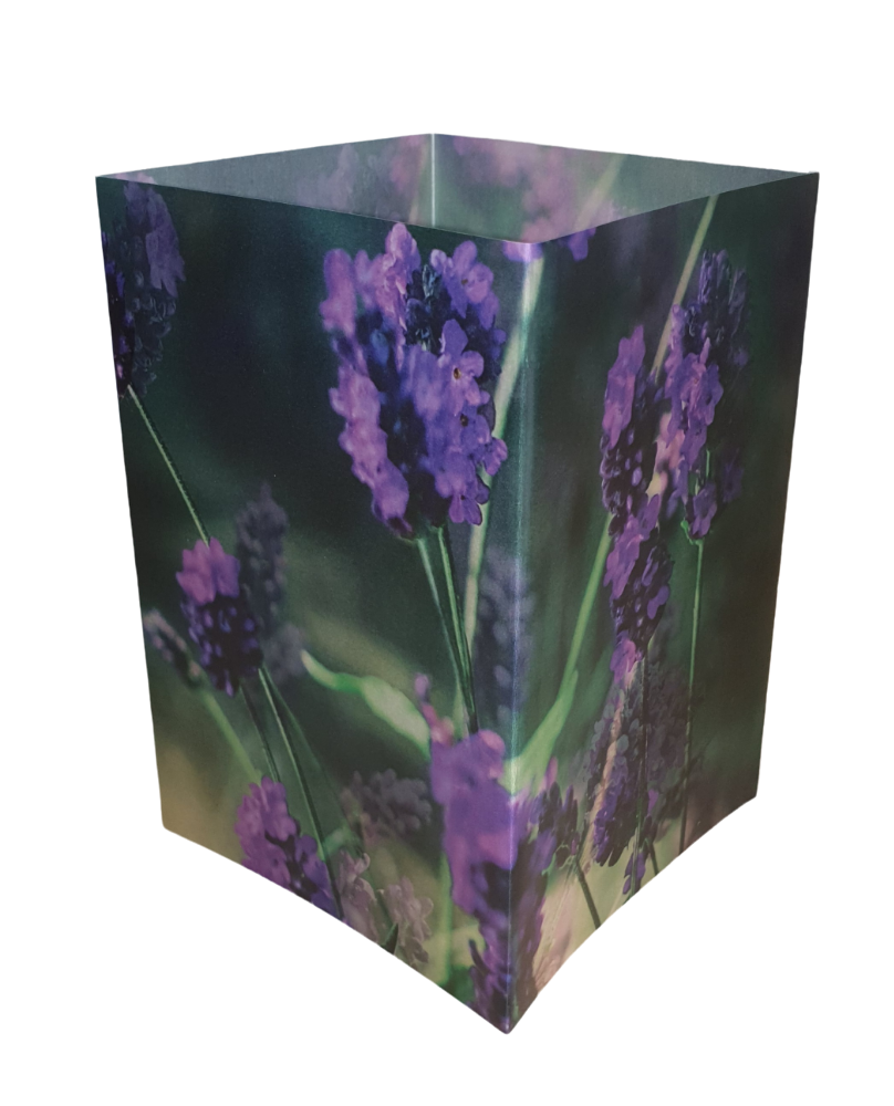 Lichterkarte "Lavendel dunkel“